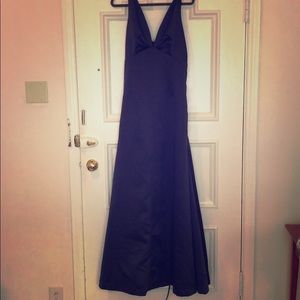 Vera Wang deep purple formal dress
